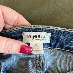 Maurices High Rise Blue Jeans